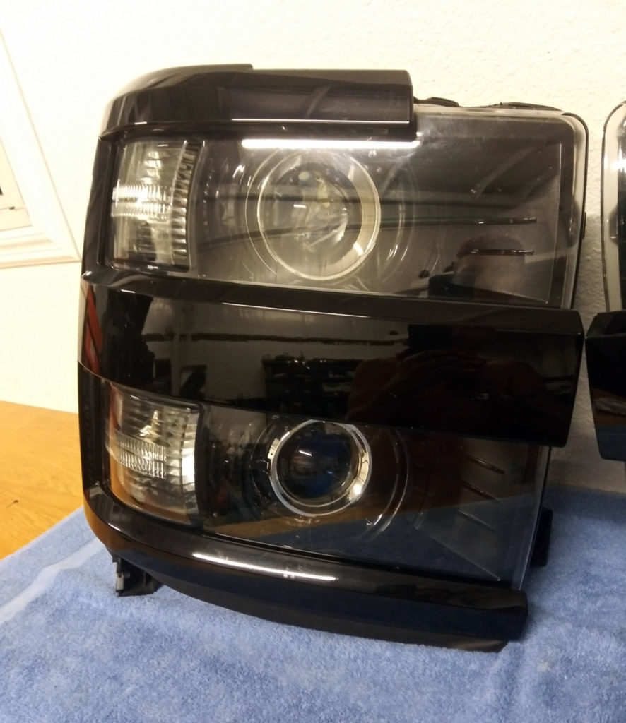 Chevy 2500 hd quad retrofit headlights custom Tampa
