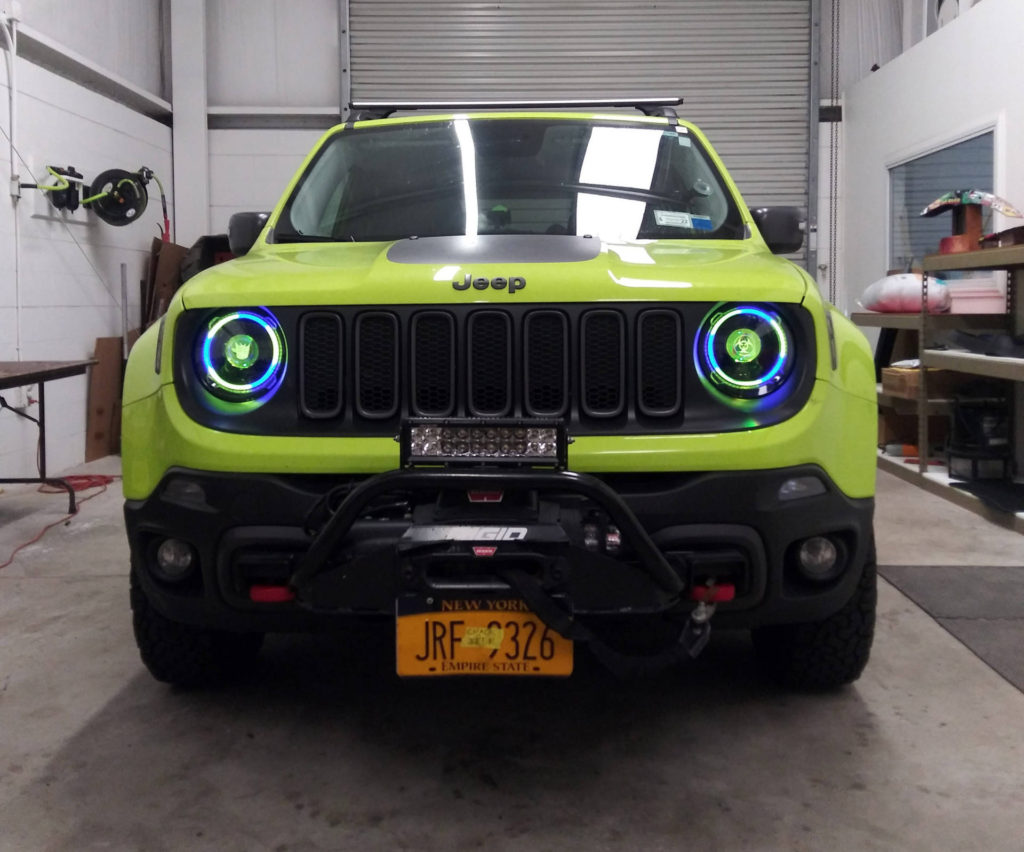 Jeep Renegade 2017 custom headlights Tampa
